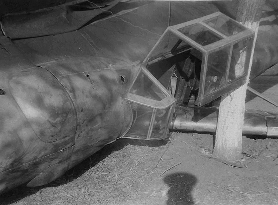 Bf 109 Ga-6, Lt. Tulbure Gheorghe, Rumänien, gelbe 7, Popești-Leordeni (Rumänien), Die Maschine hatte die Werknummer 334 der IAR Brasov Werke, welche in weißen …