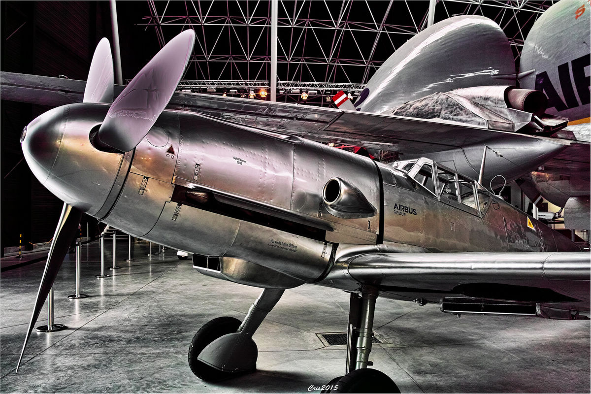 Bf 109 G-2, keine, W.Nr. 54, Toulouse (Frankreich), Das Foto wurde im August 2015 im Musée aeroscopia, Toulouse (Frankreich) aufg…