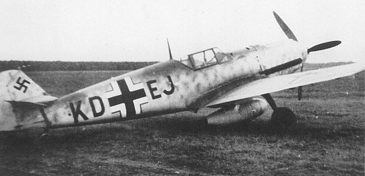 Bf 109 E-8, Deutschland, Stammkennzeichen, W.Nr. 6 380