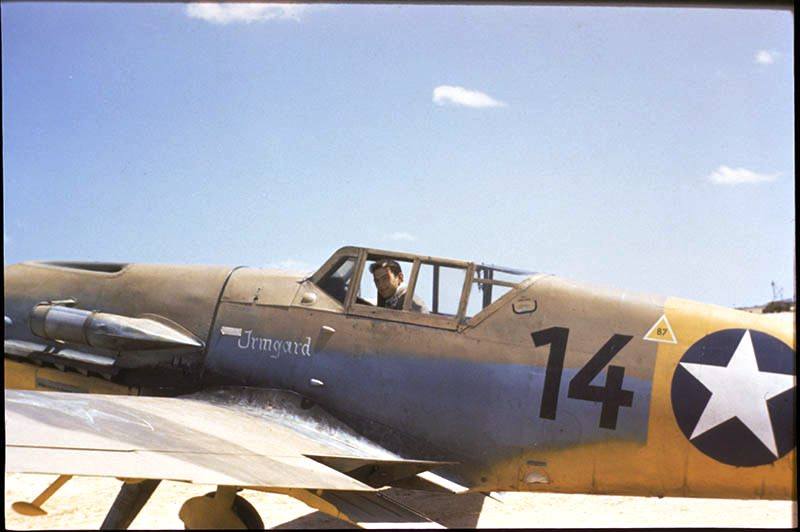 Bf 109 G-2 trop, USA, schwarze 14, W.Nr. 10 605, Diese Maschine wurde am 20. Februar 1943 südwestlich von Zarzis abgeschossen …