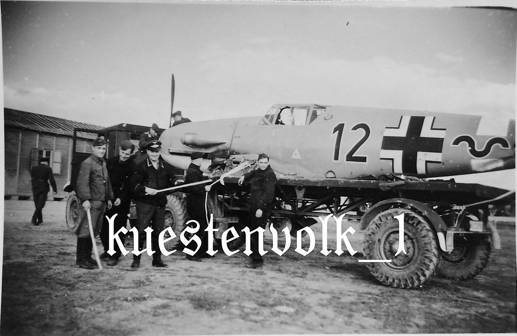 Bf 109 F-4/Trop, Jagdgeschwader 27, III. Gruppe, 8. Staffel, Deutschland, schwarze 12