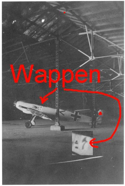 Bf 109 E-3, Lt. von Weizsäcker, Jagdgeschwader 52, II. Gruppe, Stab, Deutschland, Winkel