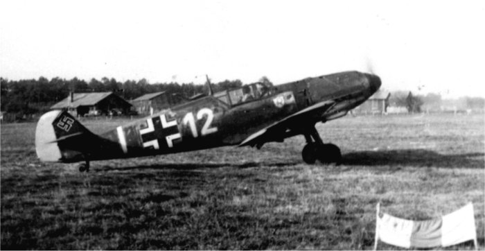 Bf 109 E, Jagdgeschwader 2, III. Gruppe, 7. Staffel, Deutschland, weisse 12