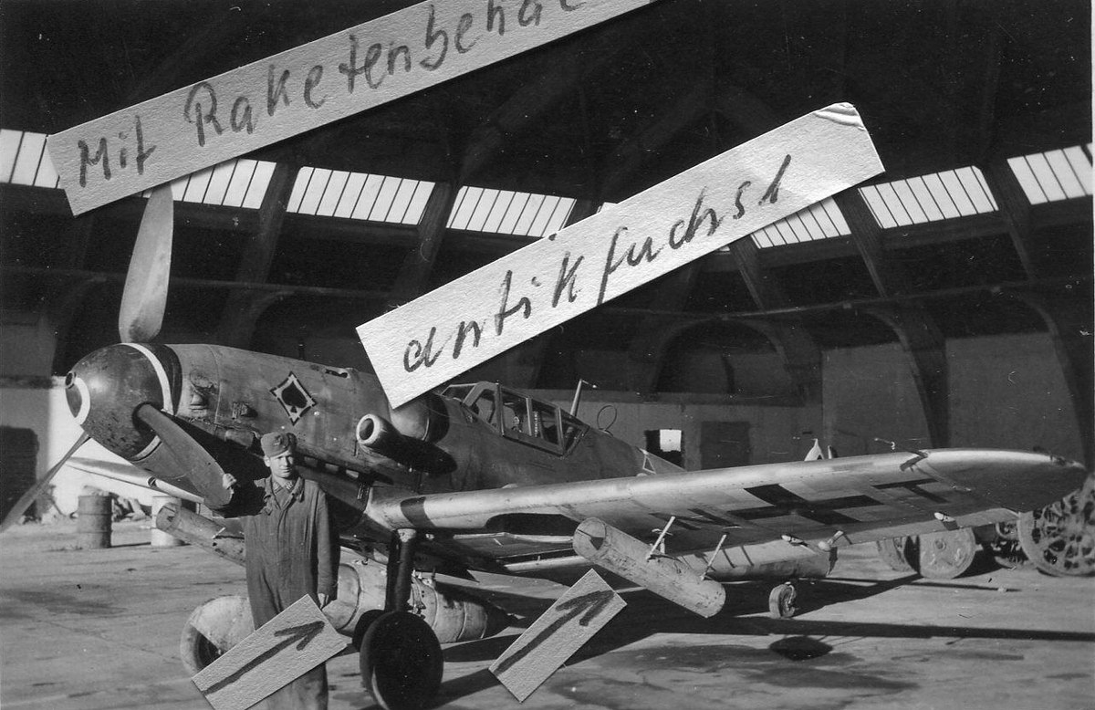 Bf 109 G-6/W/R3, Jagdgeschwader 53, III. Gruppe, 7. Staffel, Deutschland, Orvieto (Italien)