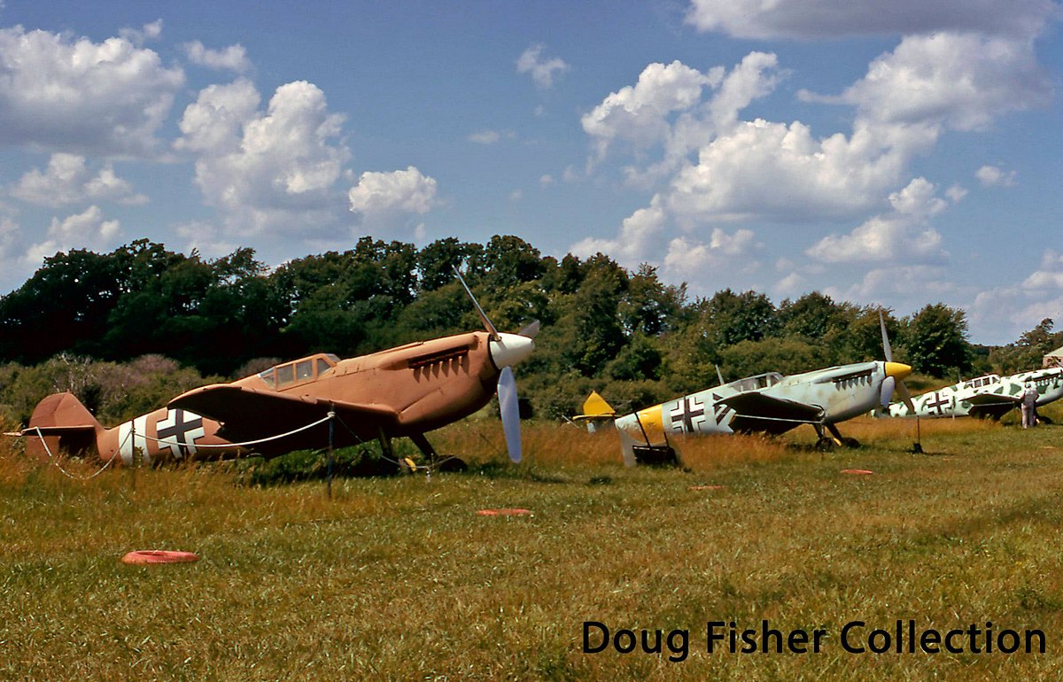 Hispano Aviacion H.A. 1112 M-1-L, Deutschland, keine, Mundelein (USA), Das Foto wurde in den 1970ern im "Earl Reinerts Victory Air Museum" in Mundel…