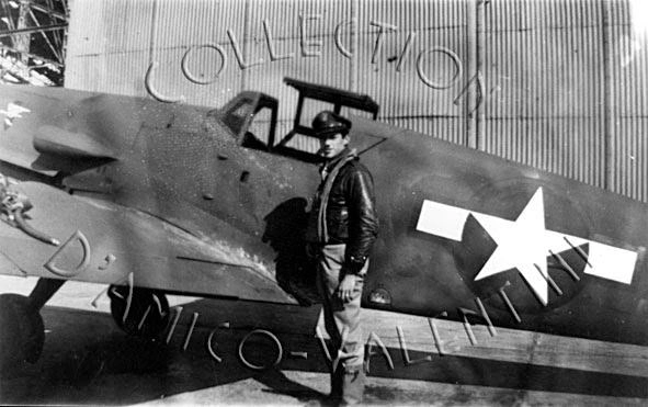 Bf 109 G-4, Aufklärungsgruppe 122, 1.(F) Staffel, USA, keine, Elmas (Italien), Beutemaschine der Amerikaner.