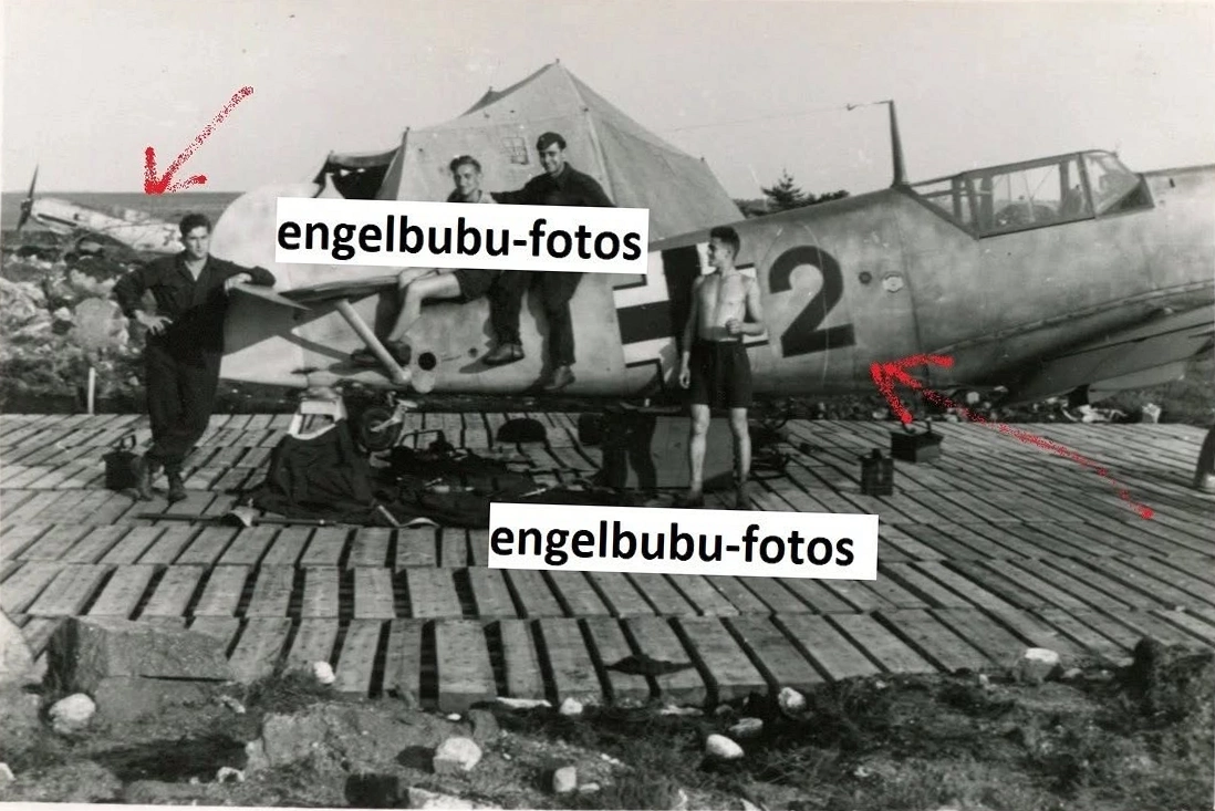 Bf 109 T-2, Jagdgeschwader 77, I. Gruppe, 2. Staffel, Deutschland, schwarze 2, Lister (Norwegen)