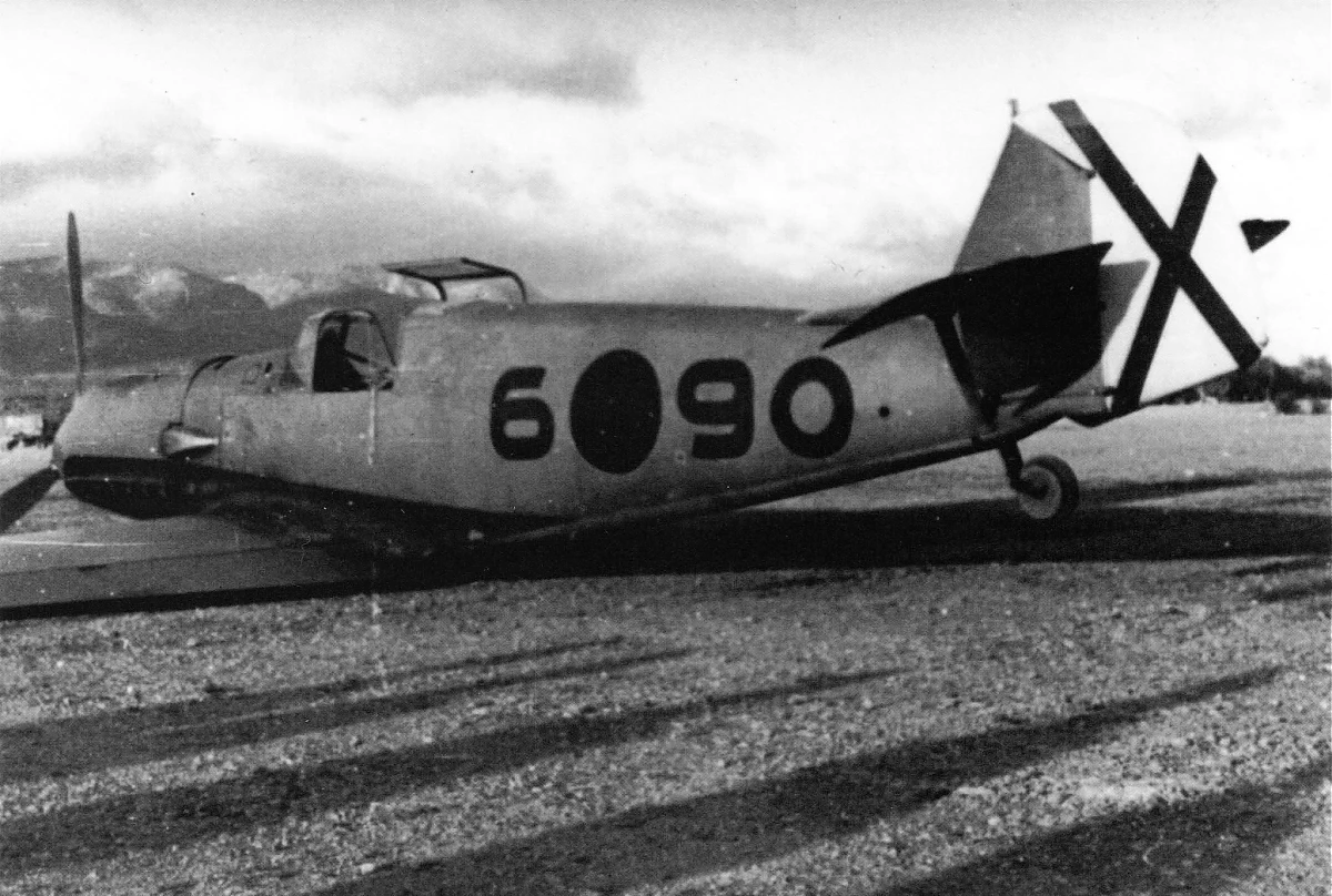 Bf 109 E-1, Legion Condor, Jagdgruppe 88, Spanien, 6-90