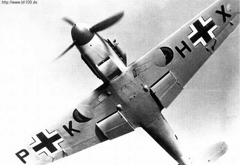 Bf 109 F-2/Trop, Deutschland, Stammkennzeichen, W.Nr. 8 919, Die Maschine ging am 22.11.43 bei der Jagdgruppe West verloren.
