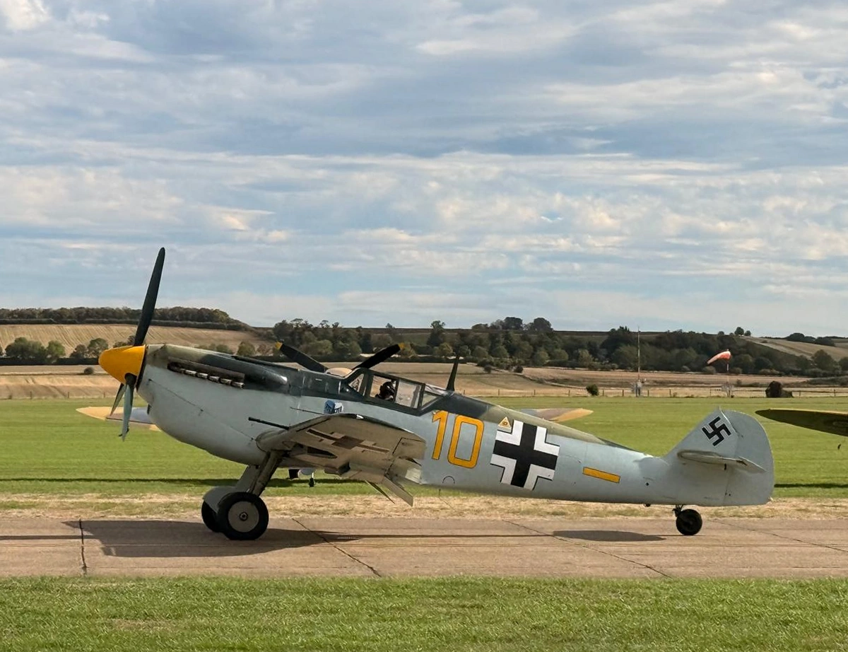 Hispano Aviacion H.A. 1112 M-1-L, Deutschland, gelbe 10, W.Nr. 223, Duxford (England)