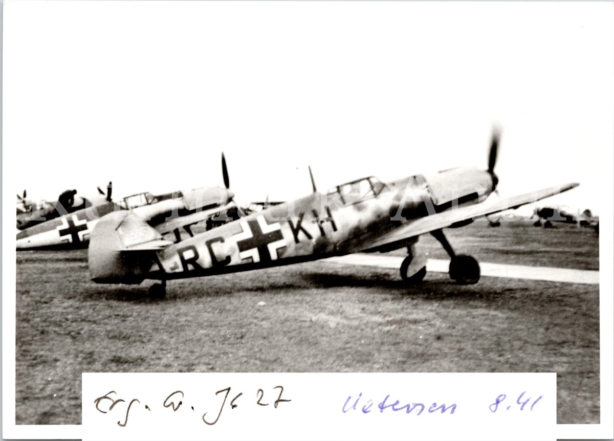 Bf 109 E, Jagdgeschwader 27, Ergänzungsgruppe, Deutschland, Stammkennzeichen, Uetersen (Deutschland)