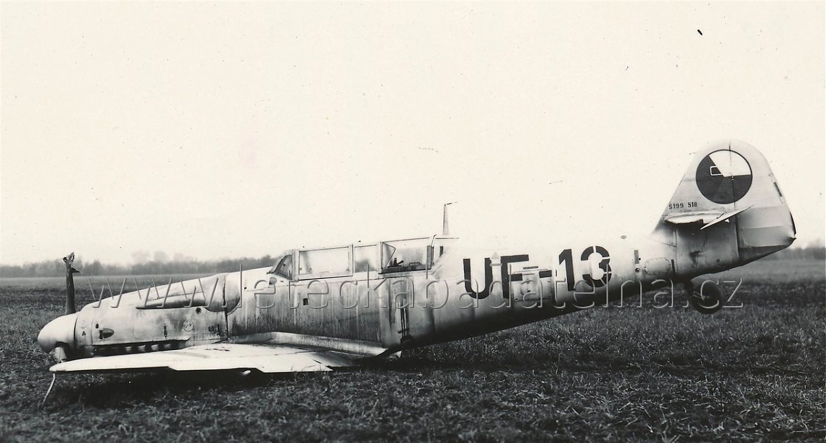 Avia CS-199, Tschechoslowakei, UF-13, W.Nr. 518, Die Maschine besitzt noch die Kabinenhaube der [version]g12[/version].