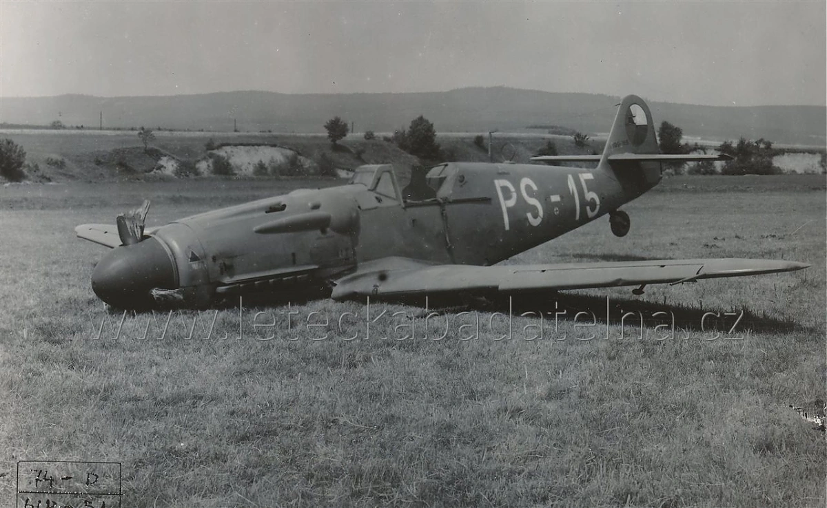 Avia S-199, Tschechoslowakei, PS-15, W.Nr. 165, Duschnik (Tschechoslowakei)