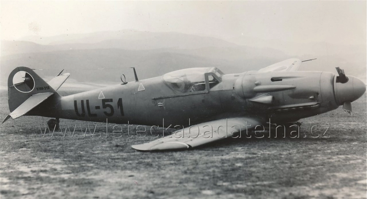 Avia S-199, Tschechoslowakei, UL-51, W.Nr. 310