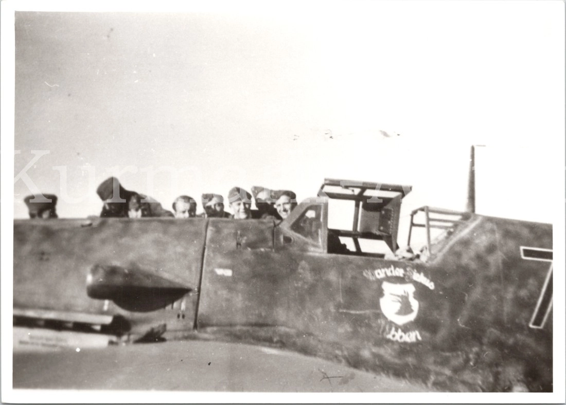 Bf 109 G, Jagdgeschwader 77, III. Gruppe, 8. Staffel, Deutschland, schwarze 7, Der Wander-Zirkus Ubben.