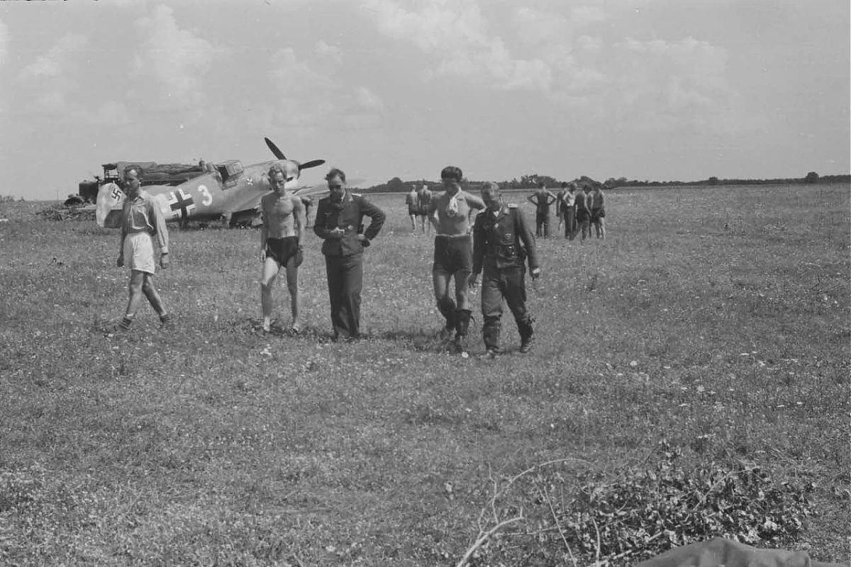 Bf 109 F, Jagdgeschwader 3, II. Gruppe, 4. Staffel, Deutschland, weisse 3, Sommer 1941