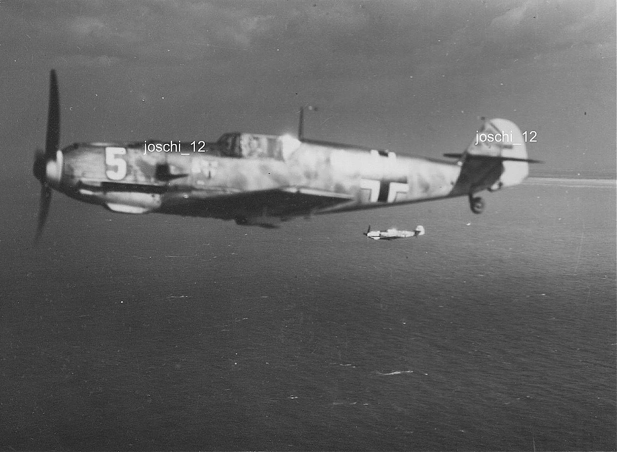 Bf 109 E, Jagdgeschwader 27, III. Gruppe, 7. Staffel, Deutschland, weisse 5