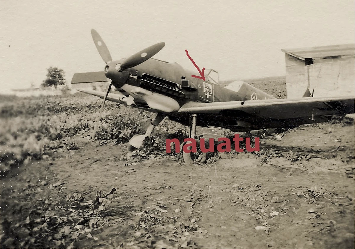 Bf 109 E-1, Fw. Leopold Wyhlidal, Jagdgeschwader 76, I. Gruppe, 2. Staffel, Deutschland, rote 1, Warschau (Polen), Der Pilot dieser Maschine musste am 09.09.1939 südwestlich von Warschau neben…