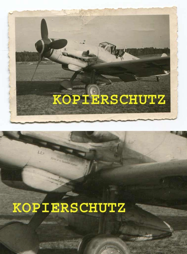 Bf 109 G-6/AS, Lt. Walter Bohatsch, Jagdgeschwader 3, I. Gruppe, 2. Staffel, Deutschland, schwarze 7, Burg (Deutschland)