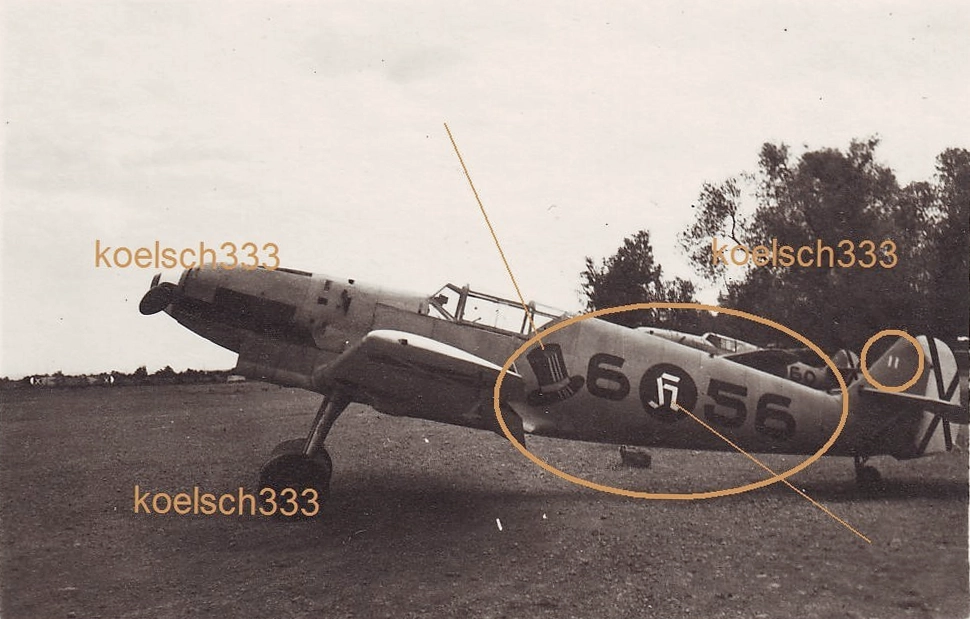 Bf 109 B-2, Maj. Gotthard Handrick, Legion Condor, Jagdgruppe 88, 2. Staffel, Spanien, 6-56, La Cenia (Spanien)