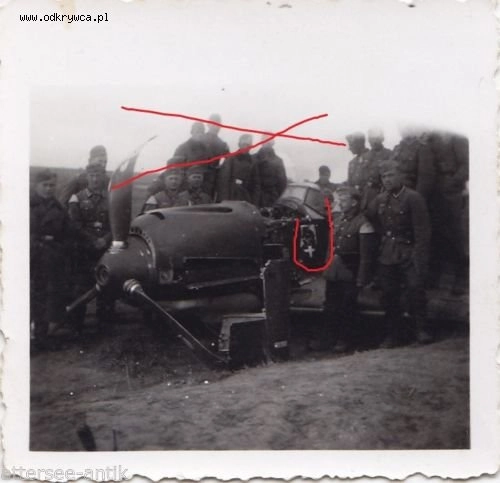 Bf 109 E-1, Fw. Leopold Wyhlidal, Jagdgeschwader 76, I. Gruppe, 2. Staffel, Deutschland, rote 2, Jarosław (Polen), Die Aufnahme wurde bei Jaroslaw aufgenommen. Vermutlich handelt es sich um di…