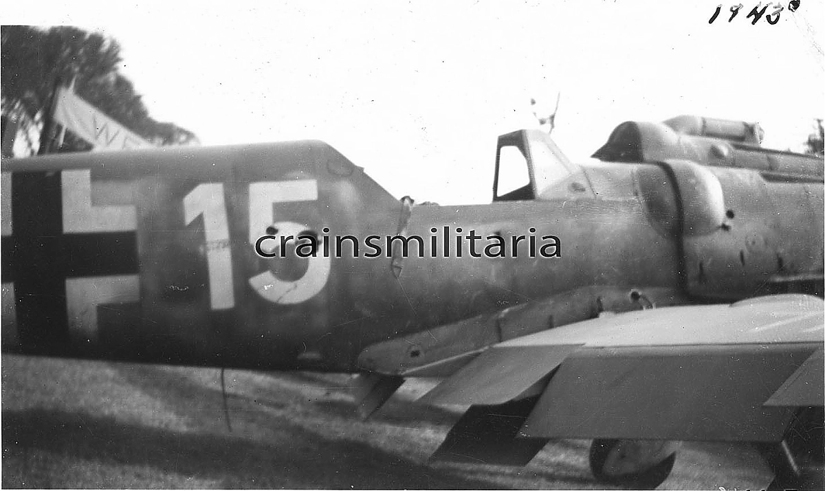 Bf 109 G-6 trop, Jagdgeschwader 53, I. Gruppe, 1. Staffel, Deutschland, weisse 15, W.Nr. 16 543, Washington, D.C. (USA), Eine erbeutete Maschine auf einer Ausstellung.
