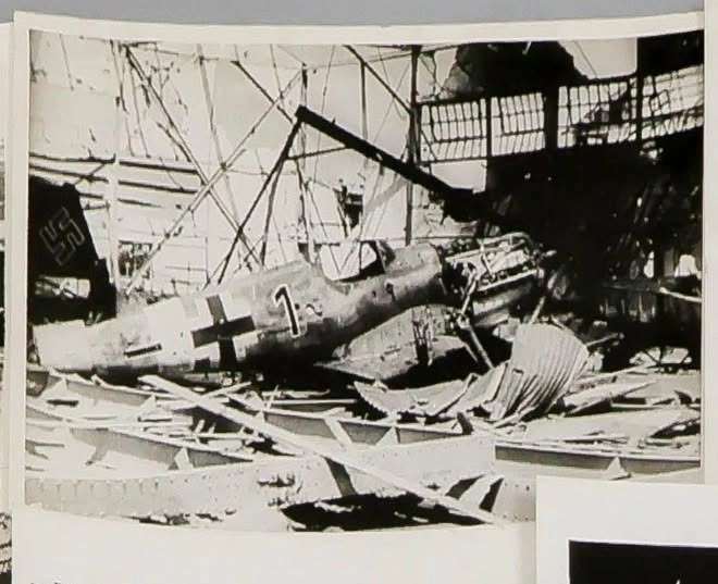 Bf 109 G, II. Gruppe, 5. Staffel, Deutschland, schwarze 1
