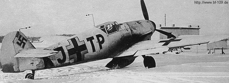 Bf 109 F, Jagdgeschwader 5, II. Gruppe, 5. Staffel, Deutschland, Stammkennzeichen, Diese Maschine wurde während der Überführung zum JG 5 in Malmi (Finnland) ver…