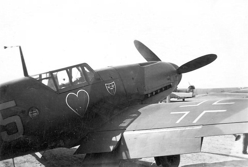 Bf 109 G, Jagdgeschwader 54, III. Gruppe, 9. Staffel, Deutschland, gelbe 5