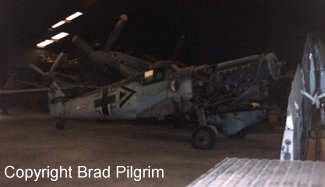 Hispano Aviacion H.A. 1112 M-1-L, Deutschland, Winkel Dreieck, W.Nr. 145, Big Spring (USA), Das Foto ist in einer Lagerhalle in Big Spring, Texas (USA) aufgenommen worde…