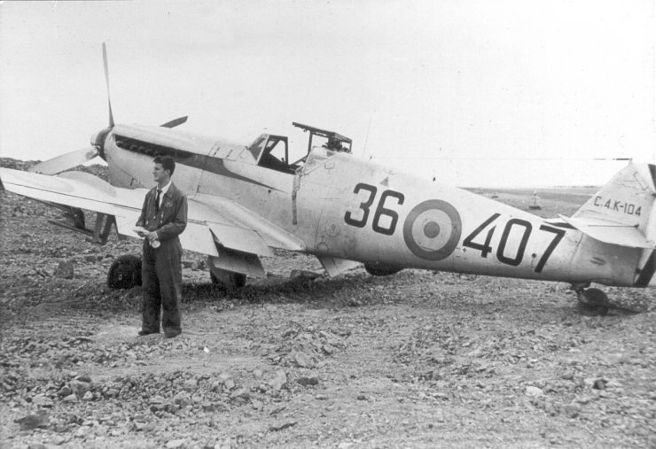 Hispano Aviacion H.A. 1112 M-1-L, 364. Escuadrón, Spanien, 36-407, W.Nr. 168