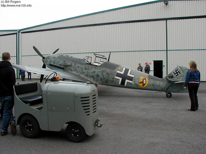 Bf 109 E-3, Deutschland, keine, W.Nr. 1 342, Die fertig restaurierte Maschine von Paul Allen am 22. März 2008 in den USA k…