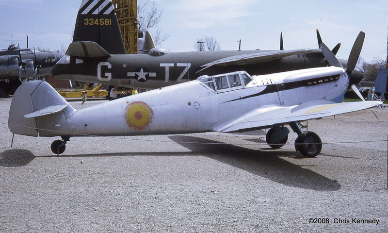Hispano Aviacion H.A. 1112 M-1-L, Spanien, keine, W.Nr. 133, Dayton (USA), Das Foto wurde im USAF Museum in Dayton/Ohio im Jahre 1968 aufgenommen.

Si…