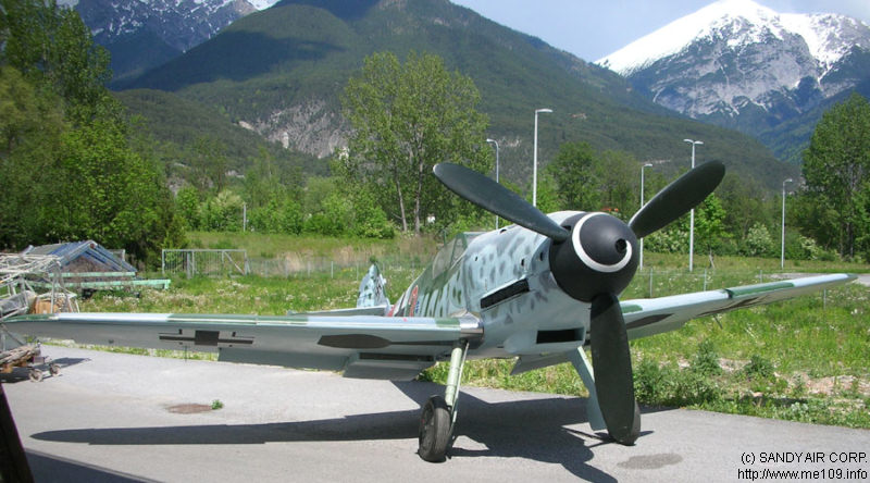 Bf 109 G-14/AS, Deutschland, rote 3, Zirl (Österreich), Die Aufnahme entstand im Jahre 2008 in Zirl (Österreich) bei der SANDY AIR CORP.