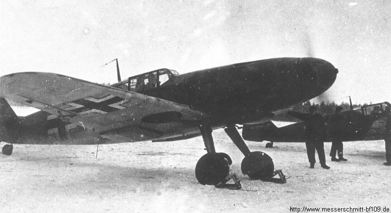 Bf 109 F, Jagdgeschwader 1, I. Gruppe, 2. Staffel, Deutschland, Jever (Deutschland), Ort und Zeitraum: Jever im Winter 1941/42.
