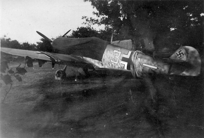 Bf 109 E, Jagdgeschwader 3, II. Gruppe, 4. Staffel, Deutschland, weisse 3